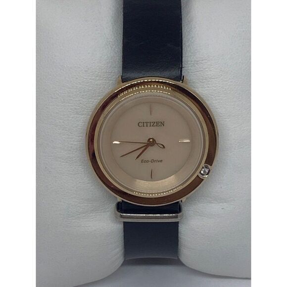Citizen E031-S115647 Women\'s Leather Analog Dial Quartz Watch W/Custom Band E323 main image 5
